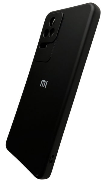 Чехол силиконовый Soft touch для Xiaomi Poco F4 (на поко ф4) черный 086432 фото
