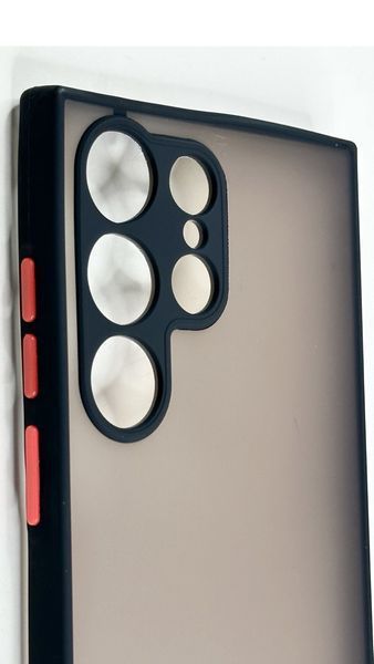 TPU чохол накладка Matte Color Case для Samsung Galaxy S23 Ultra чорний 092168 фото