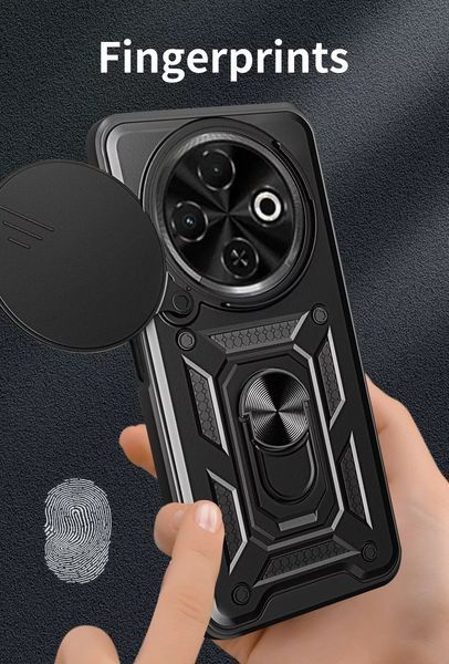 PC + TPU чохол Camshield Armor для Tecno Spark 30C / синій 098036 фото
