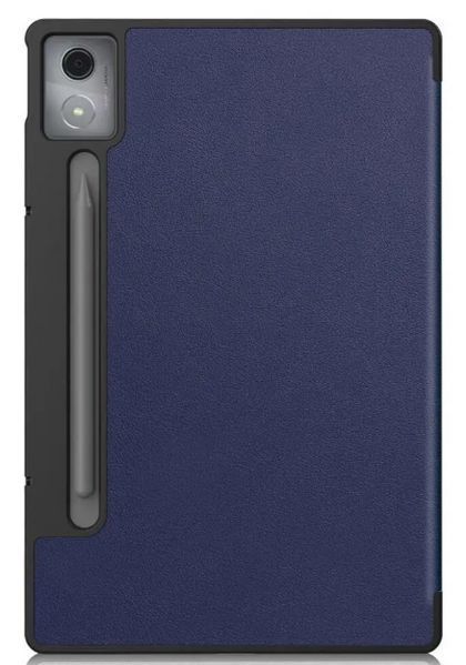 Шкіряний чохол книжка Crazy Horse на планшет Lenovo Xiaoxin Pad Pro (12.7") 2025 / синій 202568 фото