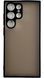 TPU чохол накладка Matte Color Case для Samsung Galaxy S23 Ultra чорний 092168 фото 2