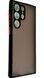 TPU чохол накладка Matte Color Case для Samsung Galaxy S23 Ultra чорний 092168 фото 1