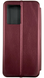 Чехол книжка Elegant book на OPPO A57S / бордовый 088140 фото 2