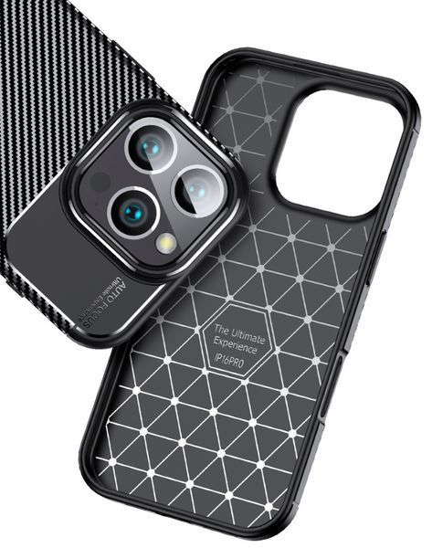 TPU чохол накладка Autofocus для iPhone 16 Pro / чорний 201857 фото