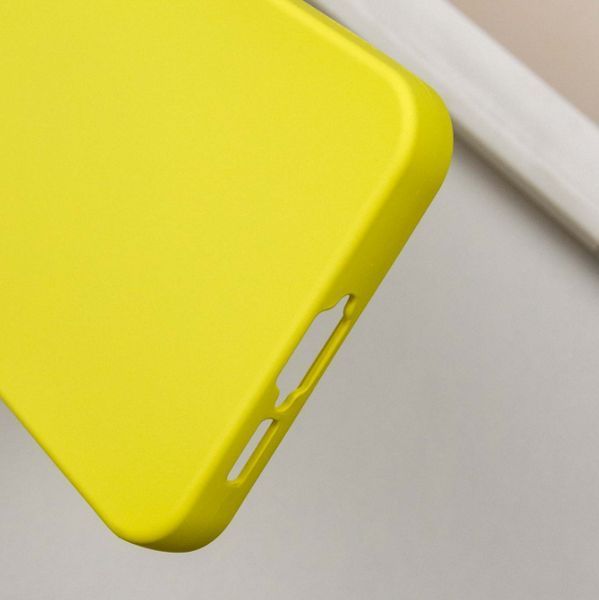 Чохол накладка TPU Liquid Silk для Samsung Galaxy S24 FE / жовтий 201170 фото