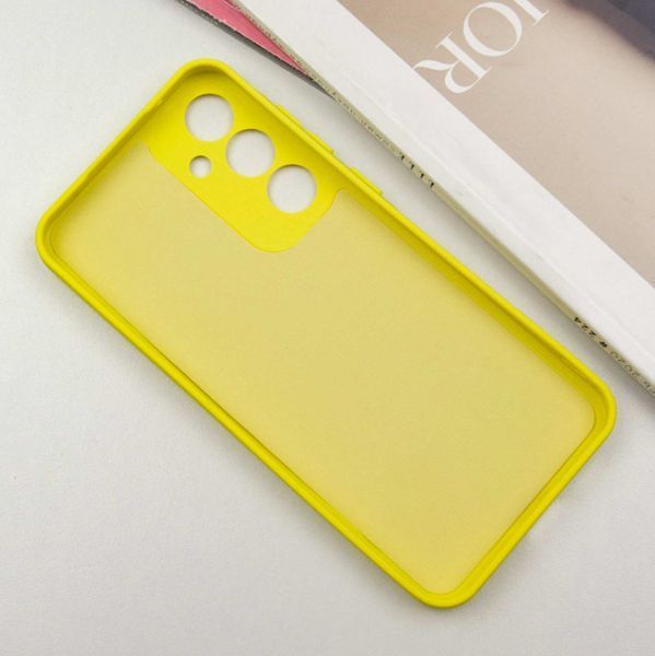 Чохол накладка TPU Liquid Silk для Samsung Galaxy S24 FE / жовтий 201170 фото
