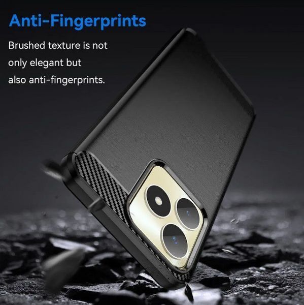 TPU чохол накладка Urban для Realme Note 60X (RMX3938) / чорний 202823 фото