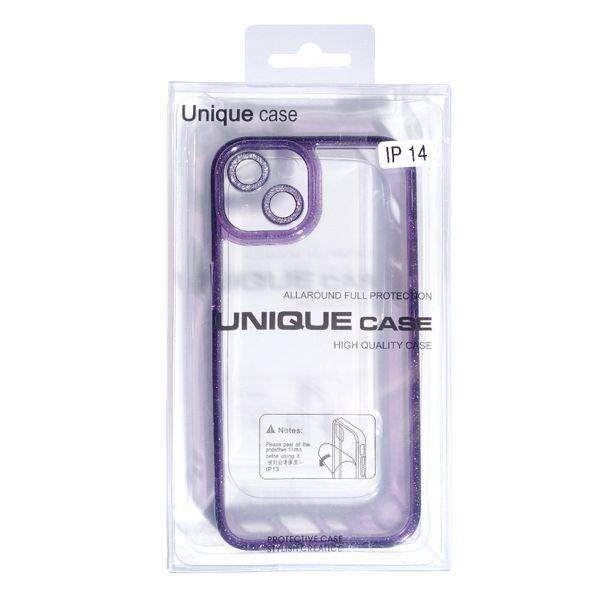 TPU чохол Brilliant на iPhone 14 (на айфон 14) фіолетовий 086640 фото