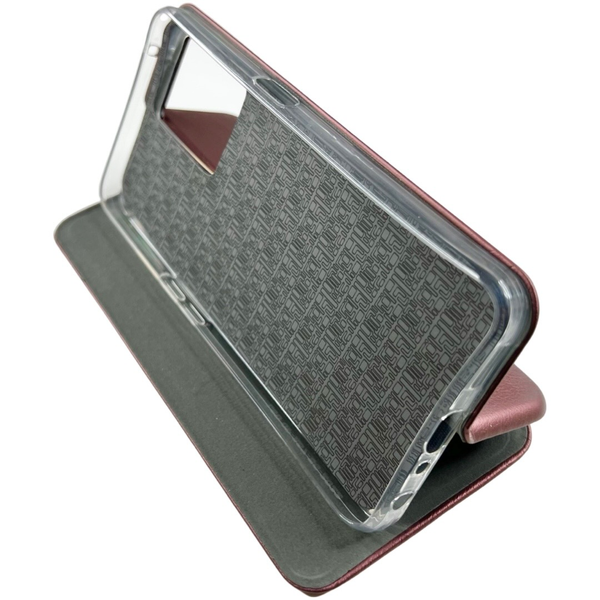 Чехол книжка Elegant book на OPPO A57S / бордовый 088140 фото
