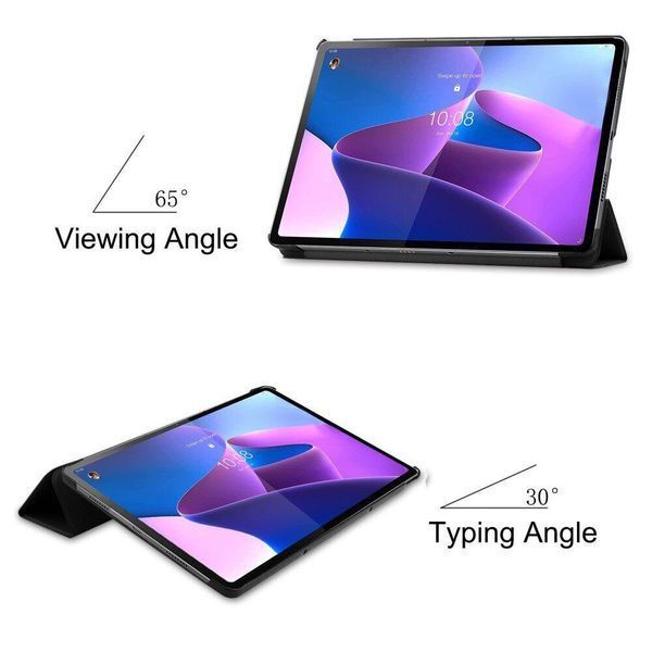 Шкіряний чохол книжка Crazy Horse для Lenovo Tab P12 Pro (12.6") / rose gold 093858 фото
