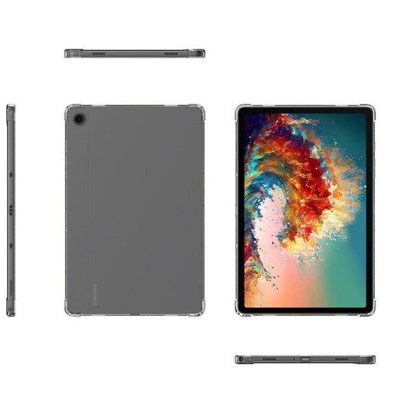 Противоударный силиконовый чехол WXD на планшет Samsung Galaxy Tab A9 Plus (11") / прозрачный 093556 фото