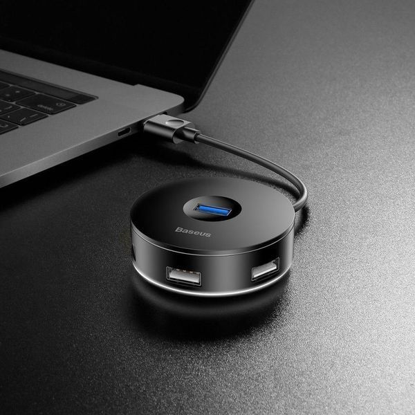 HUB Baseus Round Box Type-C to USB 3.0 + 3USB 2.0 80581 фото