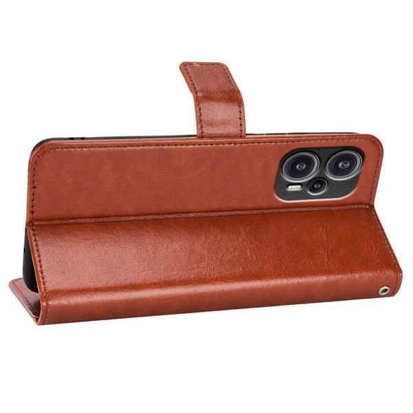 Чехол книжка Book case для Xiaomi Redmi Note 12 Turbo / коричневый 091261 фото