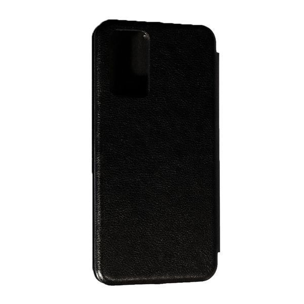 Кожаный чехол книжка New book на Oppo A96 черный 088807 фото