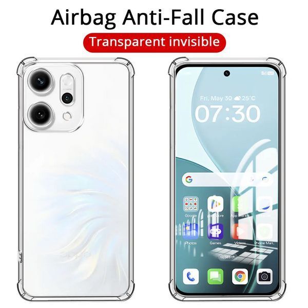 Чохол накладка WXD для OPPO Reno 14F / прозорий 100185 фото