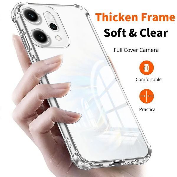 Чохол накладка WXD для OPPO Reno 14F / прозорий 100185 фото