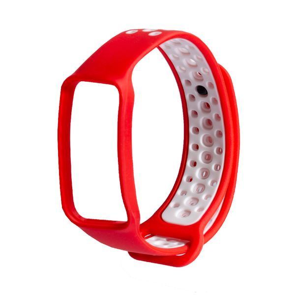 Ремінець Nike на Redmi Smart Band 2 Red and White 89257 фото