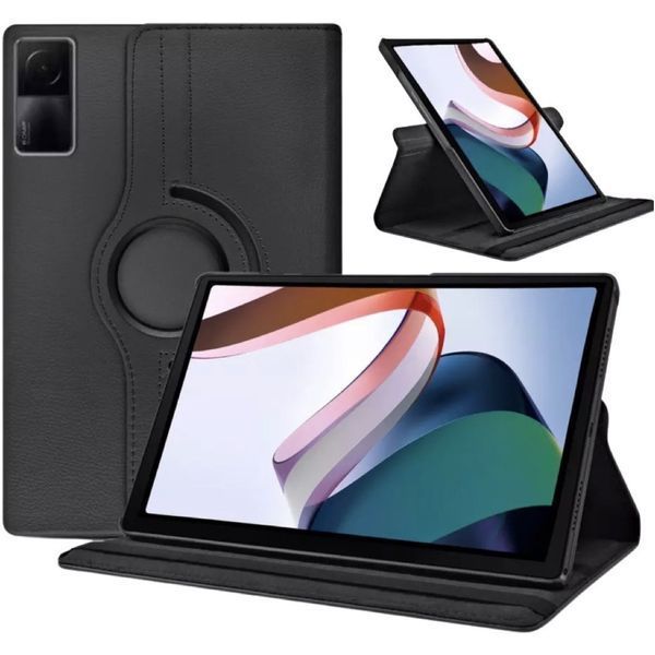 Кожаный чехол книжка на Xiaomi Redmi Pad (10.61") / черный 087135 фото
