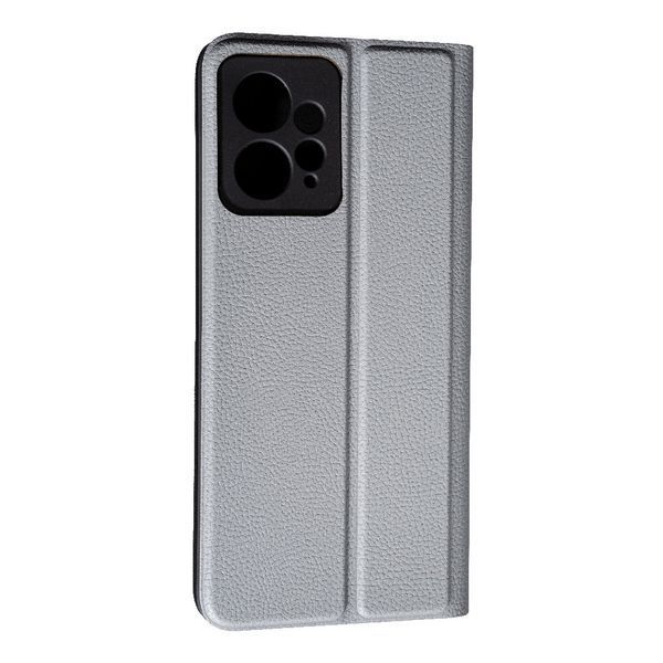 Чохол книжка Fibra case для Xiaomi Redmi Note 12 (4G) / сірий 094433 фото