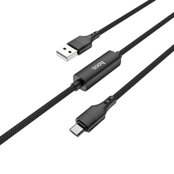 USB кабель Hoco S13 Central Control Timing Micro USB Cable (1.2m) 80613 фото
