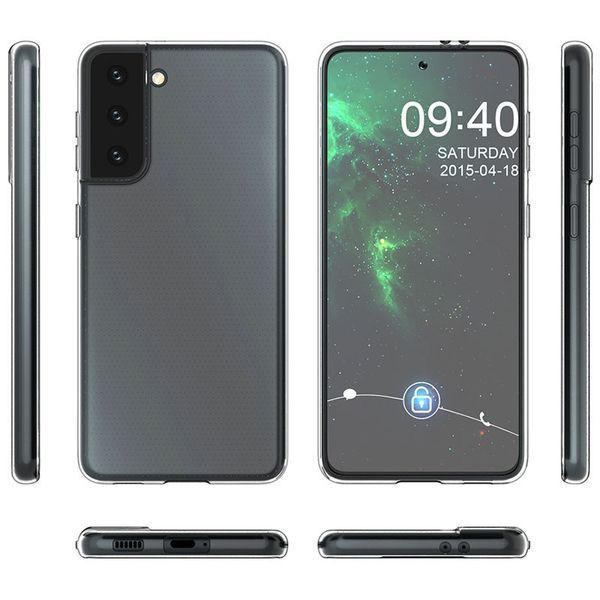 Ультратонкий чехол для Samsung Galaxy S21 Plus прозрачный 082538 фото