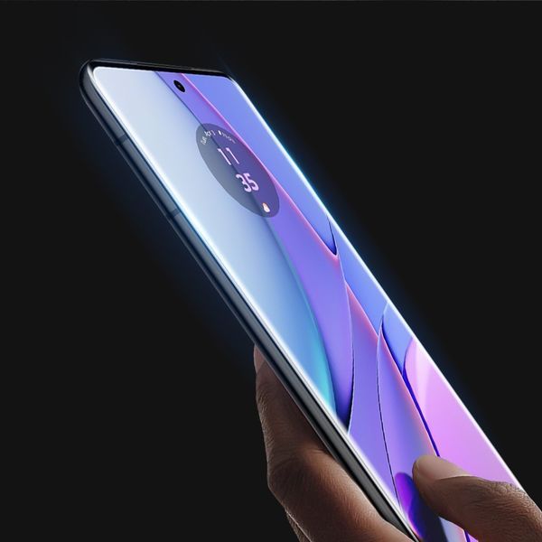 Захисне скло для Motorola Edge 40 Neo чорне (3D) 094094 фото