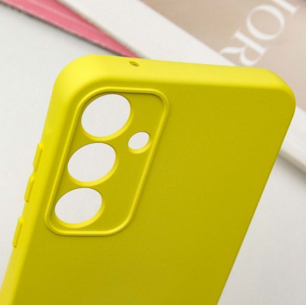 Чохол накладка TPU Liquid Silk для Samsung Galaxy S24 FE / жовтий 201170 фото