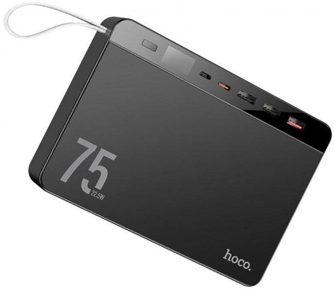 УМБ Power Bank Hoco J94 Overlord 22.5W 75000 mAh черный 087437 фото