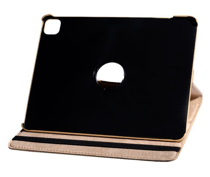 Кожаный чехол книжка 360 на Apple iPad Air 13 2024 (13") / золотой 200060 фото