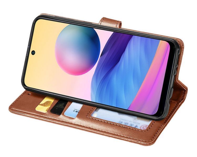 Шкіряний чохол книжка Galant Book для Xiaomi Redmi 14C / коричневий 201186 фото