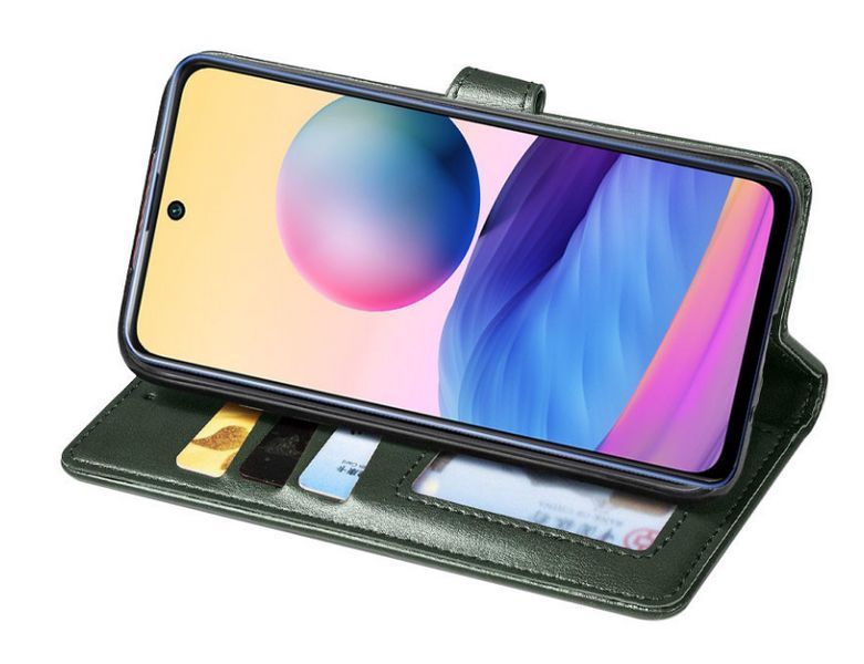 Кожаный чехол книжка Galant Book для Motorola G06 Power / зеленый 204301 фото