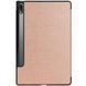 Шкіряний чохол книжка Crazy Horse для Lenovo Tab P12 Pro (12.6") / rose gold 093858 фото 3