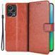 Чехол книжка Book case для Xiaomi Redmi Note 12 Turbo / коричневый 091261 фото 1