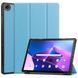 Шкіряний чохол книжка Crazy Horse для Lenovo XiaoXin Pad 2022 блакитний 095397 фото 1