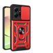 PC + TPU чохол Camshield armor на Xiaomi Redmi 12 / червоний 090116 фото 3
