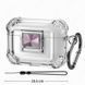 Чохол Transparent with lock для AirPods Pro 2 прозорий із рожевим замком 090239 фото 1