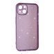 Чохол силіконовий Clear Shine на iPhone 15 / фіолетовий 095039 фото 1
