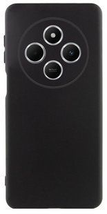 Чехол накладка TPU Liquid Silk для Xiaomi Redmi 14C / черный 201016 фото