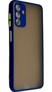 TPU чохол накладка Matte Color Case для Samsung Galaxy A04S синій 092495 фото