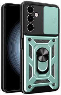 PC + TPU чохол Camshield armor для Samsung Galaxy A15 / зелений 095997 фото