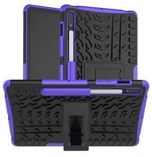 PC + TPU чехол Armor на планшет Samsung Galaxy Tab S9 FE Plus (12.4") / фиолетовый 201354 фото