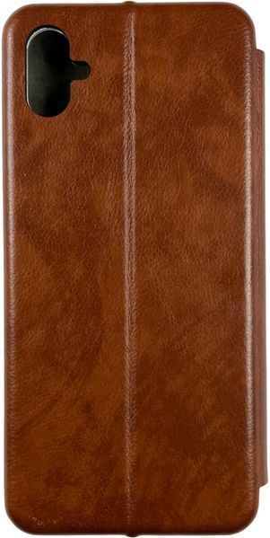 Чохол книжка Perforation book для Samsung Galaxy A04E (на самсунг а04е) коричневий 087514 фото