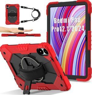 Чехол Protective force на Xiaomi Redmi Pad Pro 12.1" / красный 097776 фото