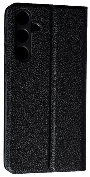 Шкіряний чохол книжка Fibra case на Samsung Galaxy A17 (5G) / black 203884 фото