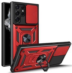 PC + TPU чехол Camshield Armor для Samsung Galaxy S25 Ultra / красный 099799 фото