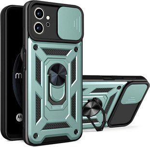 PC + TPU чехол Camshield Armor для Motorola G32 / зеленый 089385 фото