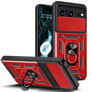 PC + TPU чохол Camshield armor для Google Pixel 8 / червоний 094602 фото