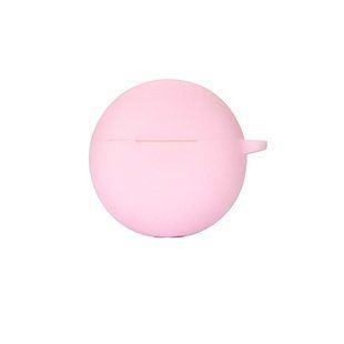 Силиконовый чехол с карабином для OPPO Enco Buds 2 розовый 89586 фото