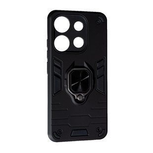 PC + TPU чехол New Transformer для Infinix Smart 7 черный 090434 фото