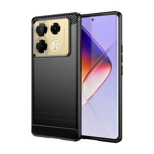 TPU чехол накладка Urban для Infinix Note 40 Pro Plus / черный 200585 фото